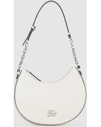 KARL LAGERFELD - K/Autograph Medium Moon Bag - Lyst