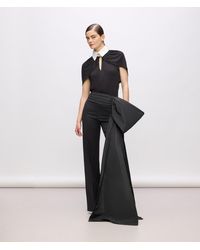 KARL LAGERFELD - Kl Studio Bow Detail Pants - Lyst