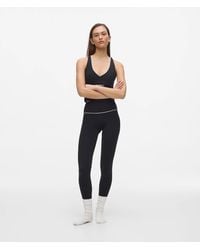 KARL LAGERFELD - Contrast Piping Athleisure Leggings - Lyst