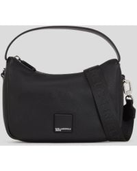 Karl Lagerfeld - Klj Box Logo Soft Mini Hobo Bag - Lyst