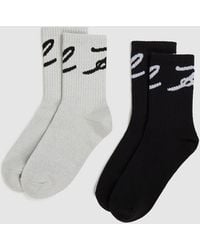 KARL LAGERFELD - Signature Socks – 2 Pack - Lyst