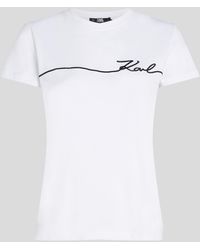Karl Lagerfeld - T-shirt Karl Signature - Lyst