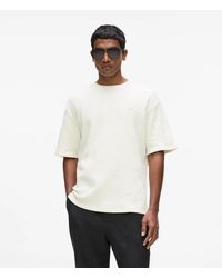 KARL LAGERFELD - Textured Monogram T-Shirt - Lyst