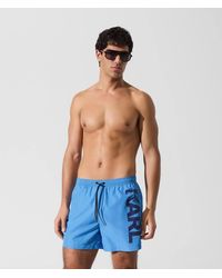 KARL LAGERFELD - Logo Short Boardshorts - Lyst