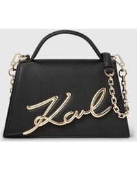 KARL LAGERFELD - K/Signature Medium Crossbody Bag - Lyst