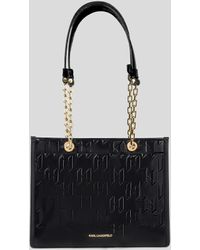 Karl Lagerfeld - K/skuare Shiny Medium Tote Bag - Lyst