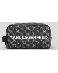 Karl Lagerfeld - K/monogram Klassik Washbag - Lyst