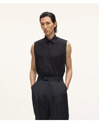 KARL LAGERFELD - Kl Studio Sleeveless Shirt - Lyst