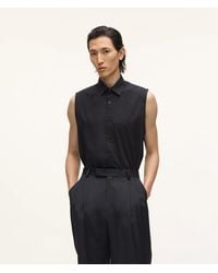 KARL LAGERFELD - Kl Studio Sleeveless Shirt - Lyst