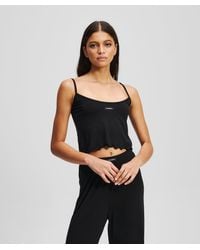 Karl Lagerfeld - Pyjama-Set Mit Logo, Damen, Größe - Lyst