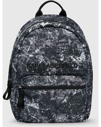 KL Jeans - Nylon Graffiti Print Backpack - Lyst