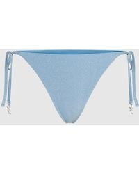 KARL LAGERFELD - Signature Tanga Bikini Bottoms - Lyst