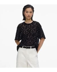 KL Jeans - Floral Mesh T-Shirt - Lyst