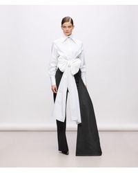 KARL LAGERFELD - Kl Studio Bow Detail Shirt - Lyst