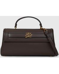 KARL LAGERFELD - K/Autograph Small Top Handle Bag - Lyst