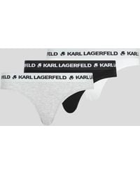 Karl Lagerfeld - Logo Briefs – 3-pack - Lyst