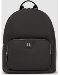 KARL LAGERFELD - K/Monogram Leather Backpack - Lyst