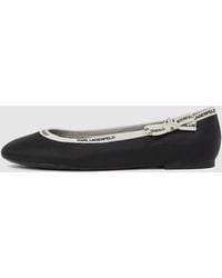 KARL LAGERFELD - Ribbon Collar Pumps - Lyst