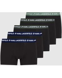 KARL LAGERFELD - Contrast Waistband Trunks – 5-Pack - Lyst