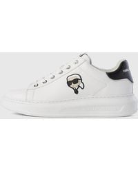 KARL LAGERFELD - Kapri Nft Lo Lace Trainers Leather - Lyst