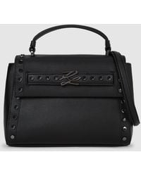 KARL LAGERFELD - K/Autograph Studded Top Handle Bag - Lyst