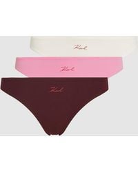 KARL LAGERFELD - Signature Thong Gift Set – 3 Pack - Lyst