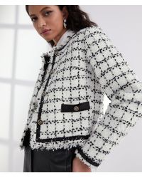 Karl Lagerfeld - Bouclé Jacket - Lyst