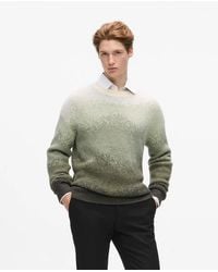KARL LAGERFELD - Gradient Crew Neck Sweater - Lyst