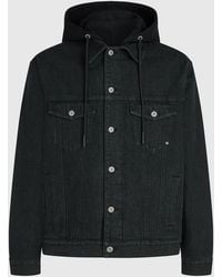 KL Jeans - Klj X Pietro Terzini Hooded Denim Jacket - Lyst