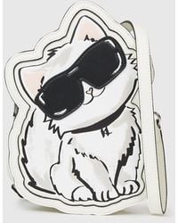 KARL LAGERFELD - Ikon Choupette Crossbody Bag - Lyst