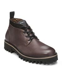 Karl Lagerfeld - | Women's Leather Chukka Boot | Brown | Size 7 - Lyst