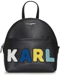 Karl Lagerfeld - | Women's Maybelle Backpack | Black/blue - Lyst