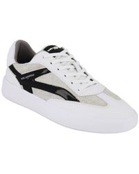 Karl Lagerfeld - | Men's Leather/suede Side K Lace Up Sneakers | White - Lyst