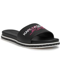 Karl Lagerfeld Flat sandals for Women - Up to 56% off at Lyst.com