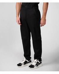 Karl Lagerfeld - | Men's Oversized Pocket Wide Leg Pants | Black | Rayon/nylon - Lyst