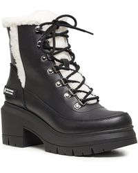 Karl Lagerfeld - | Women's Charlotte Cold Weather Boot | Black - Lyst