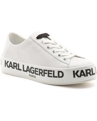Karl Lagerfeld - | Women's Bella Sneakers | White | Size 9 - Lyst