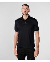 Karl Lagerfeld - | Men's Zip Placket Polo Shirt | Black | Size Medium - Lyst