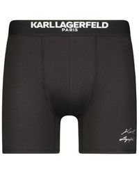 Karl Lagerfeld - | Men's 3 Pack Boxer Brief: All Blk Solid | Black | Polyester/spandex | Size Medium - Lyst