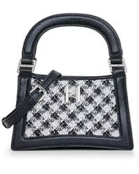 Karl Lagerfeld - | Women's Forine Boucle Crossbody Bag | Black/white - Lyst