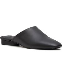 Karl Lagerfeld - | Women's Bette Leather Mule Loafers | Black | Size 9.5 - Lyst