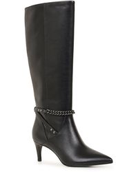 Karl Lagerfeld - | Women's Lisette Heeled Boot | Black - Lyst