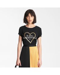 Karl Lagerfeld T-shirts for Women - Up to 71% off | Lyst