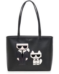 Karl Lagerfeld - | Women's Maybelle Zipper Tote Bag | Black - Lyst