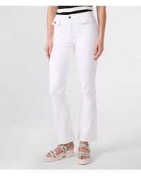 Karl Lagerfeld - | Women's Front Pocket Jeans | White Denim - Lyst