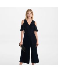 karl lagerfeld navy jumpsuit