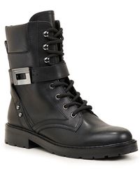 karl lagerfeld women's pavan lace up cold weather boots
