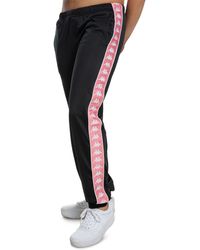black kappa track pants