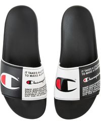 men's champion ipo jock slide sandals