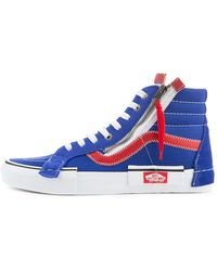 mens red high top vans